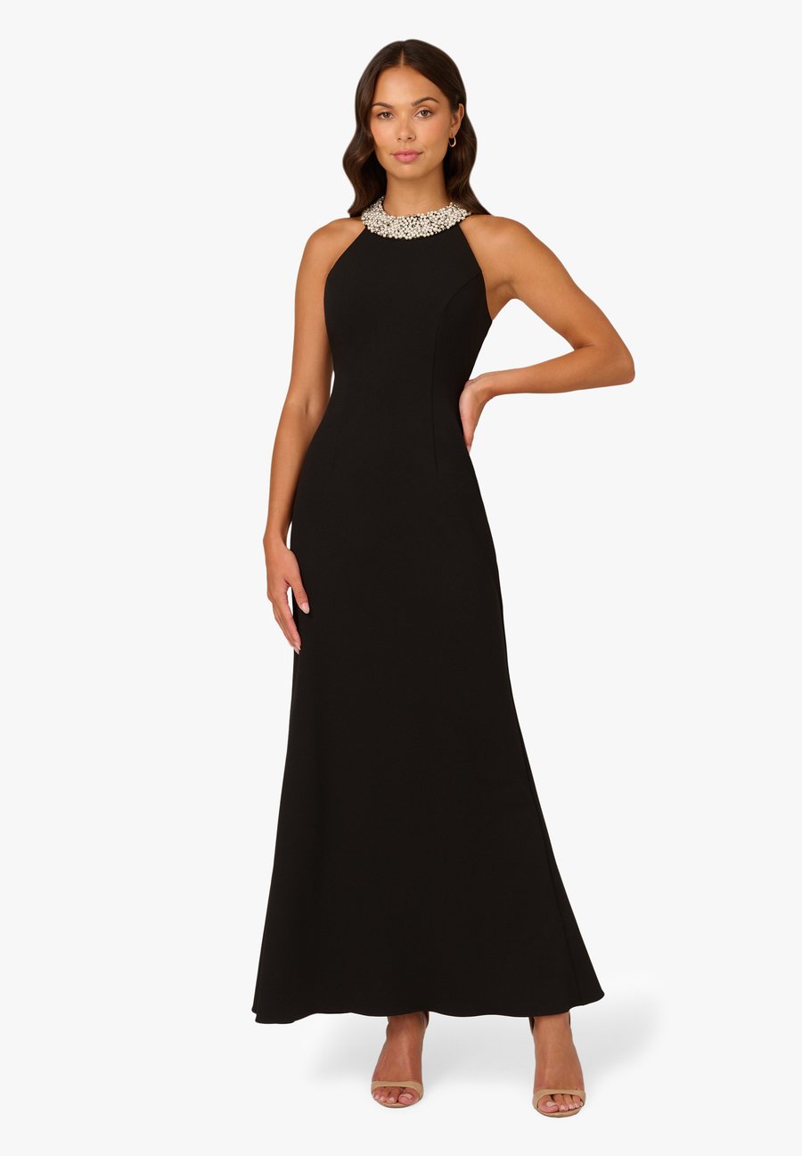 

Платье Adrianna Papell BEADED HALTER GOWN, Schwarz/Black