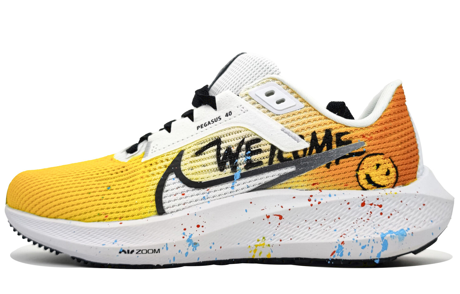 

Кроссовки Air Zoom Pegasus 40 мужские с низким верхом, черный, синий Nike