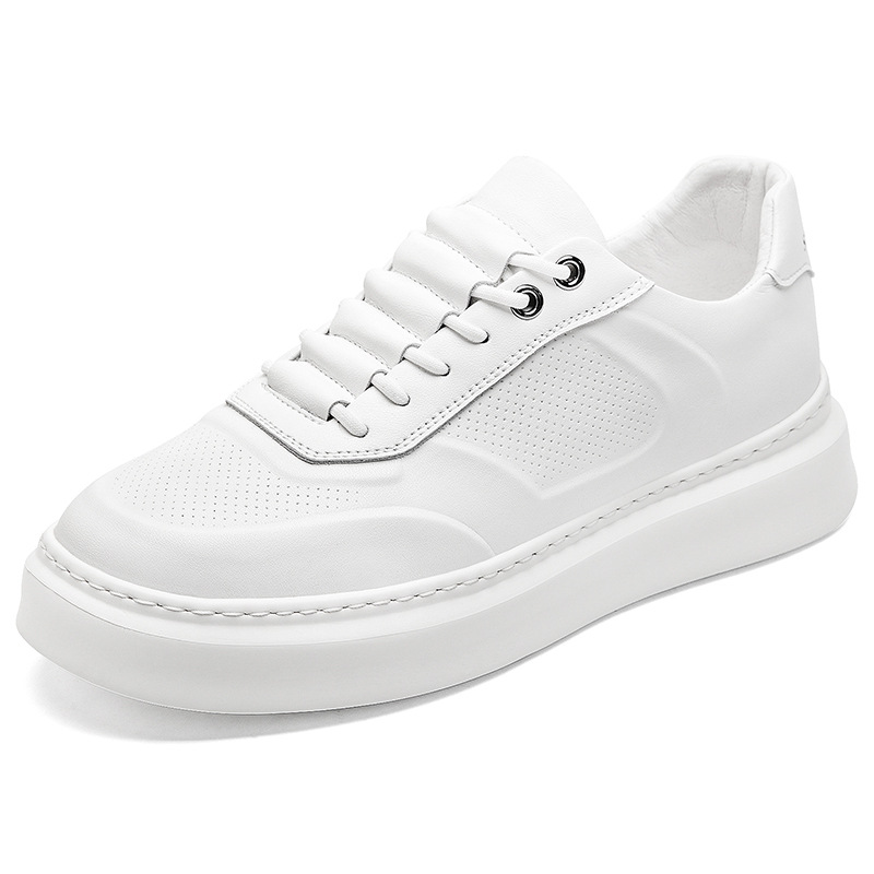 

HAPPY DINO Белые кроссовки HD устойчивые к истиранию дышащие низкие скейтбордские мужские white