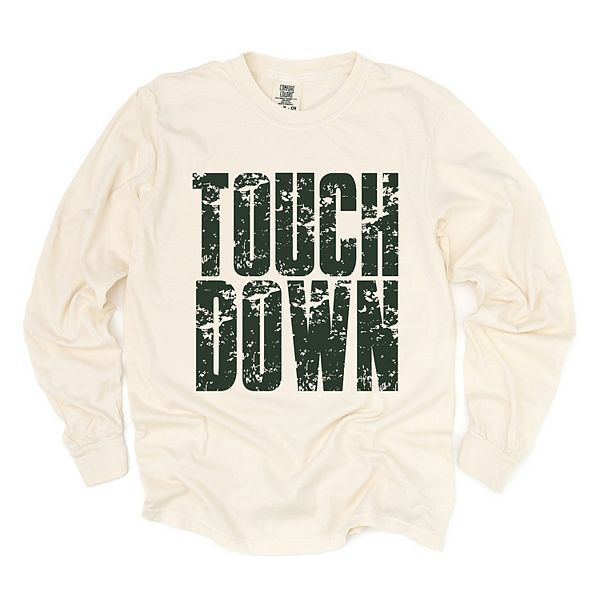 

Футболка с длинным рукавом Touch down block distressed Simply Sage Market, Ivory