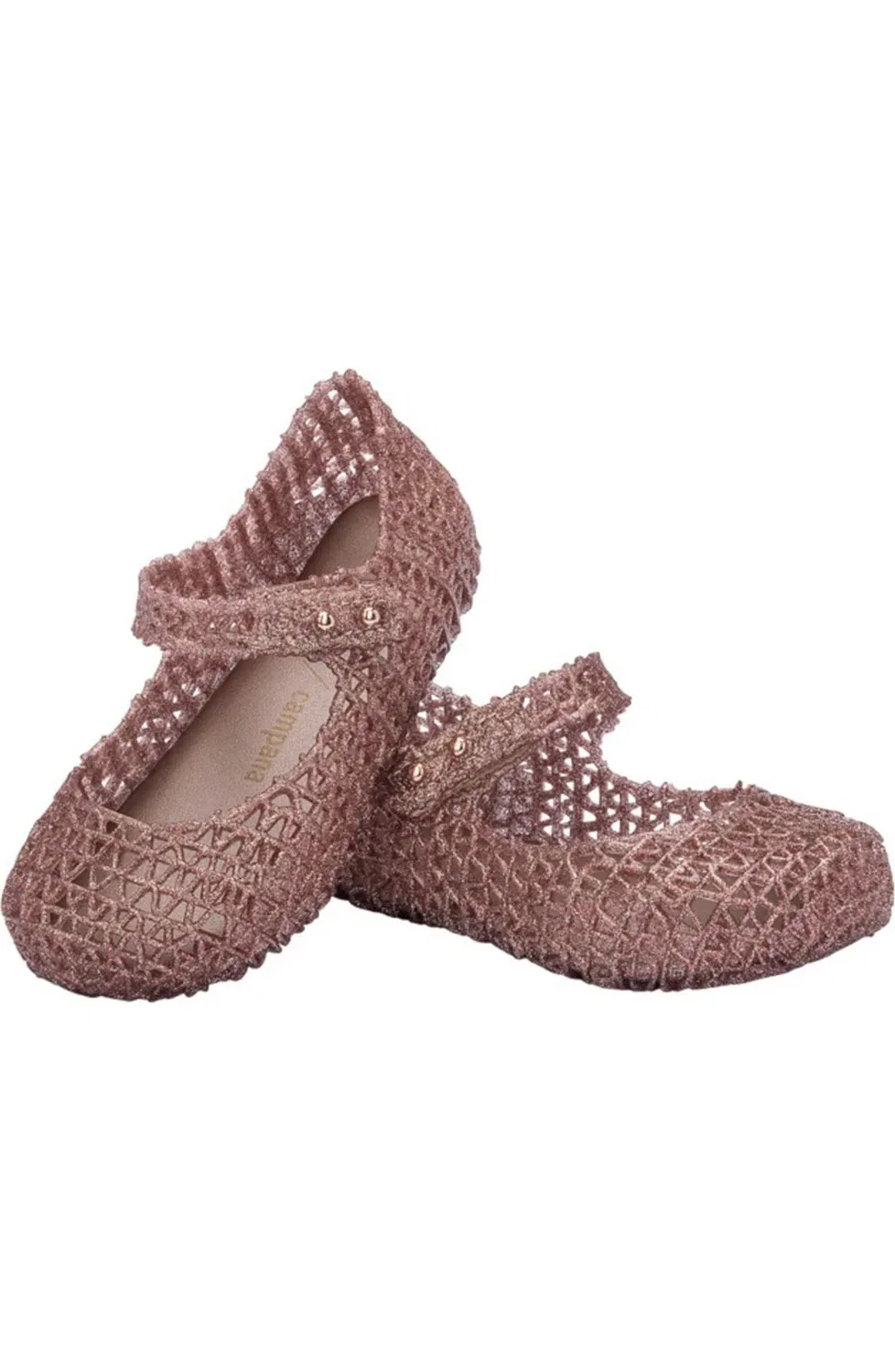 Mini Melissa Campana 32995-52990Rose Glitter Mary Jane HAWK3042 — фото 4