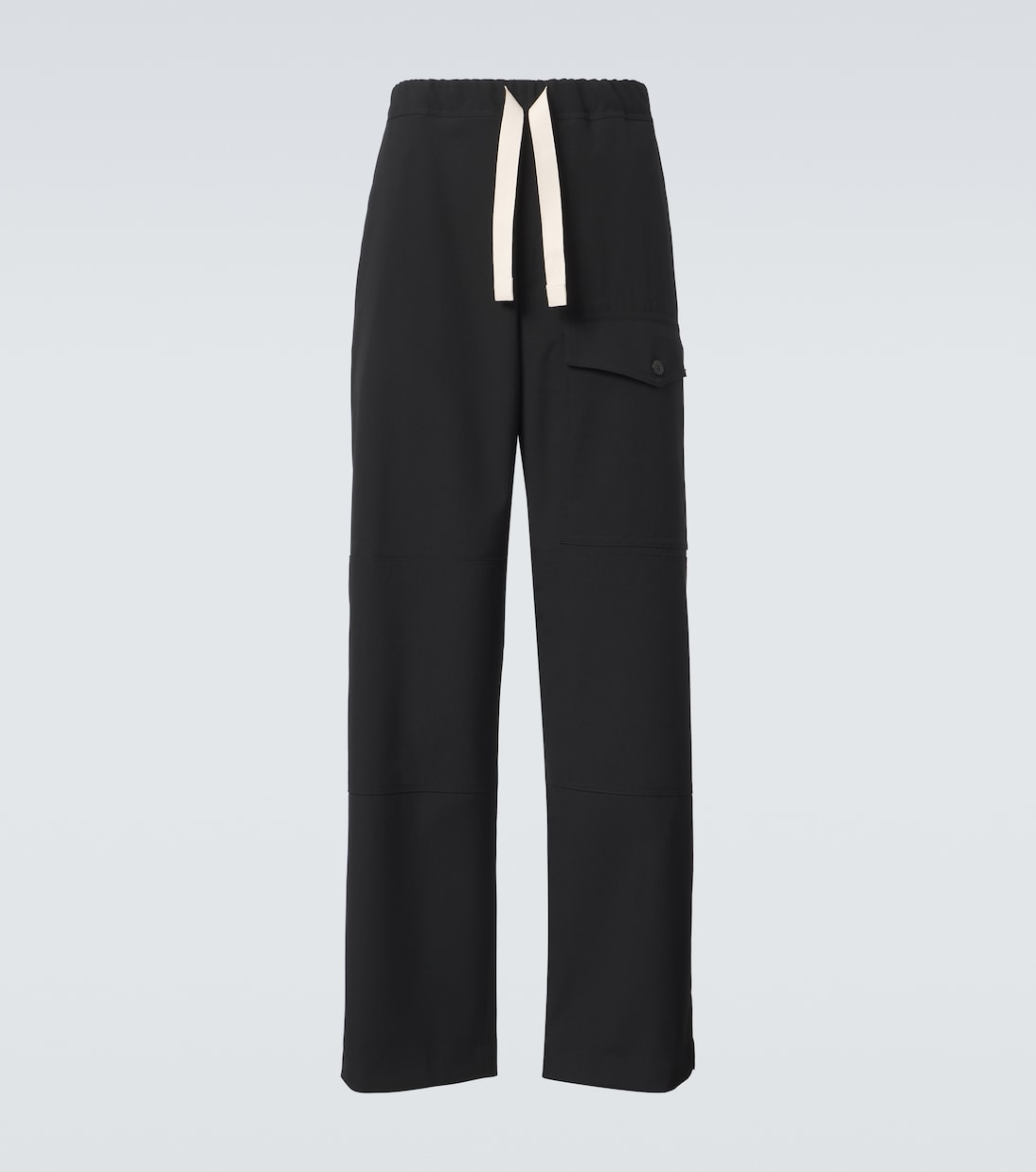 

Шерстяные спортивные штаны Dries Van Noten, черный