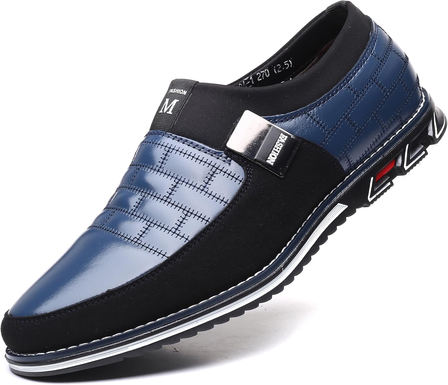 

Мужские повседневные кроссовки COSIDRAM, лоферы с комфортной подошвой для ходьбы, для бизнеса, работы и офиса, синий