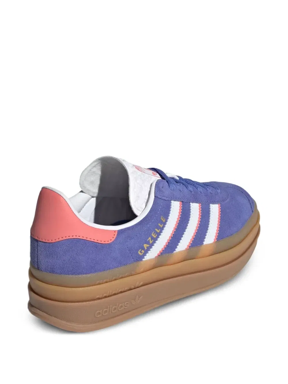Кроссовки Gazelle Bold с полосками Adidas Kids, фиолетовый — фото 3
