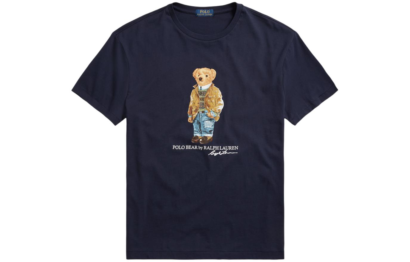 

Футболка мужская морская синяя Polo Ralph Lauren