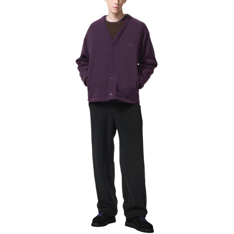 Джемпер X Needles Co brand FW25 Knitwear Unisex UNIQLO, фиолетовый