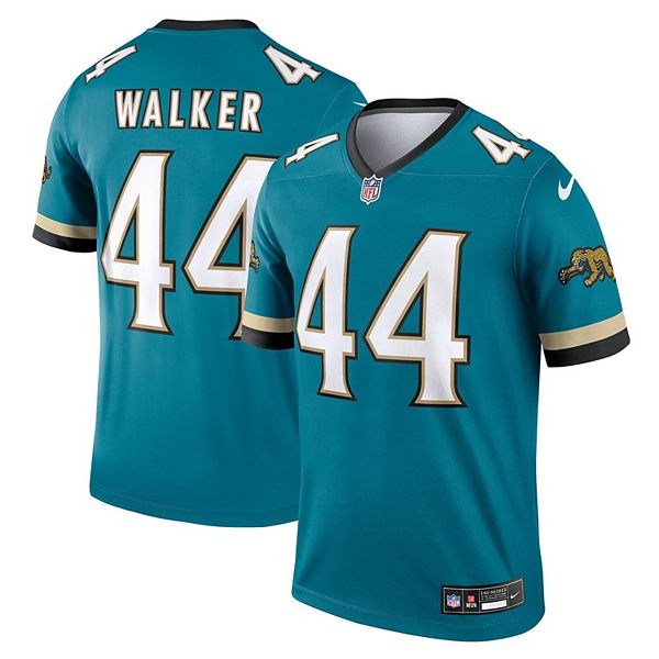 

Мужская футболка Jacksonville Jaguars с игроком Travon Walker в цвете teal Nike