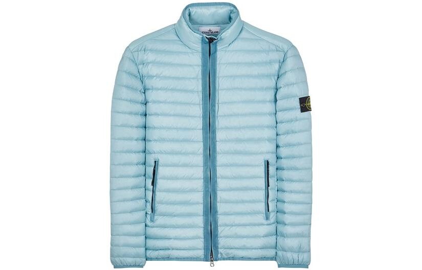

Пуховик мужской светло-голубой Stone Island, светло-голубой