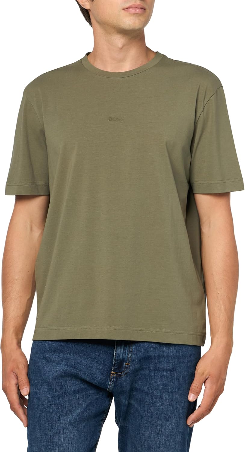 

Мужская хлопковая футболка BOSS с логотипом на груди, стандартного кроя, Kalamata Green, Зеленый, Мужская хлопковая футболка BOSS с логотипом на груди, стандартного кроя, Kalamata Green