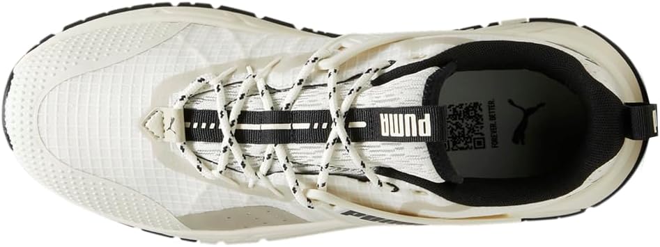 Мужские кроссовки PUMA Pacer Plus Trail со шнуровкой для повседневной носки - белые — фото 4