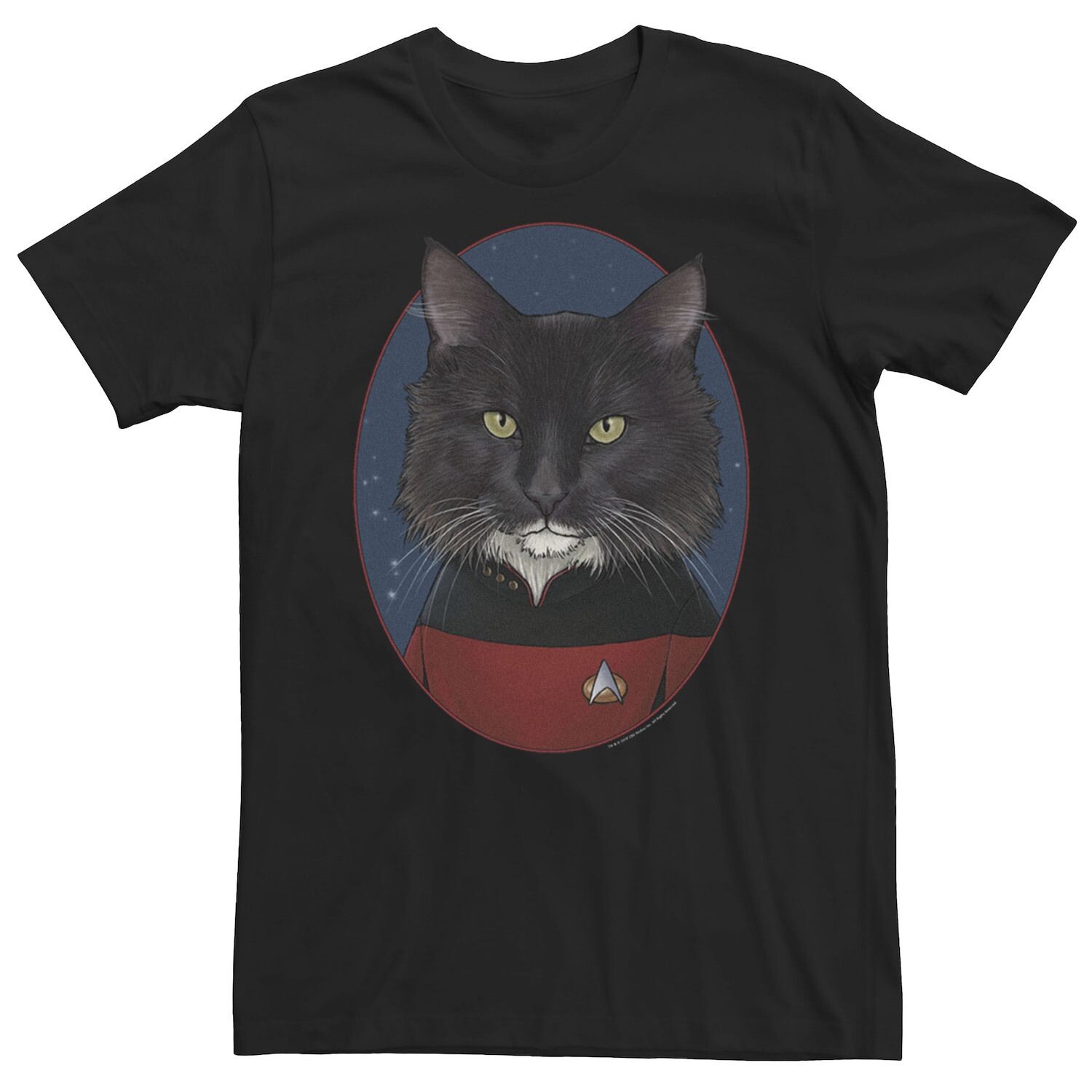 

Мужская футболка Star Trek Riker Cat Formation Licensed Character