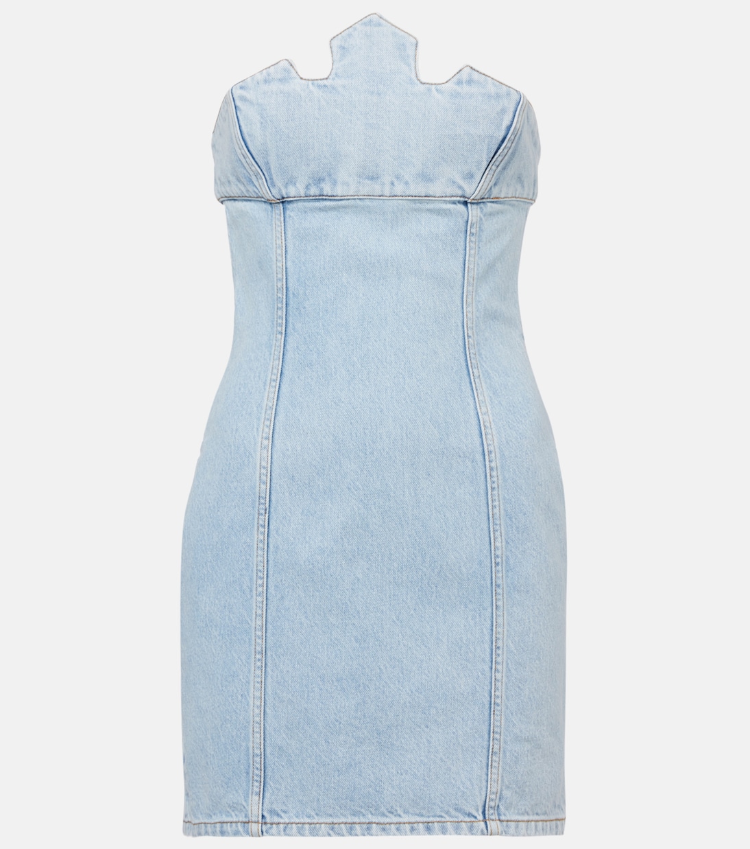 

Джинсовое платье-бюстье Disney Coperni, Blue Bleached
