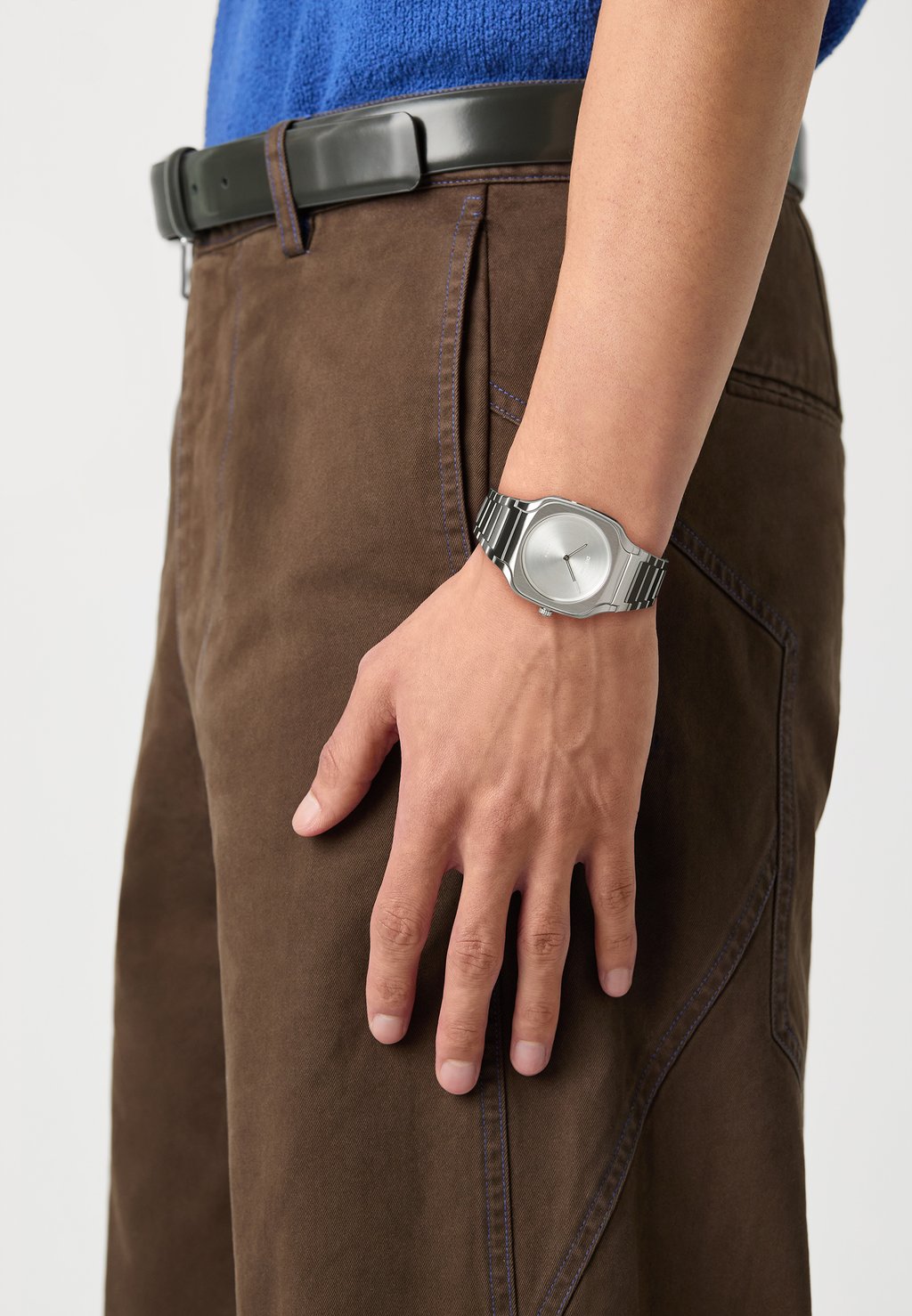 

Часы SQUARE 37MM D1 Milano, серебряный