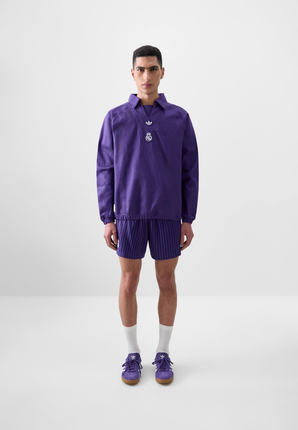

Футболка с длинным рукавом REAL MADRID ICON DRILL adidas Originals, сиреневый