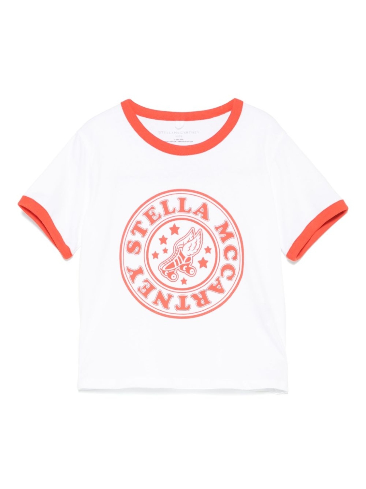 

Stella McCartney Kids футболка с логотипом, белый