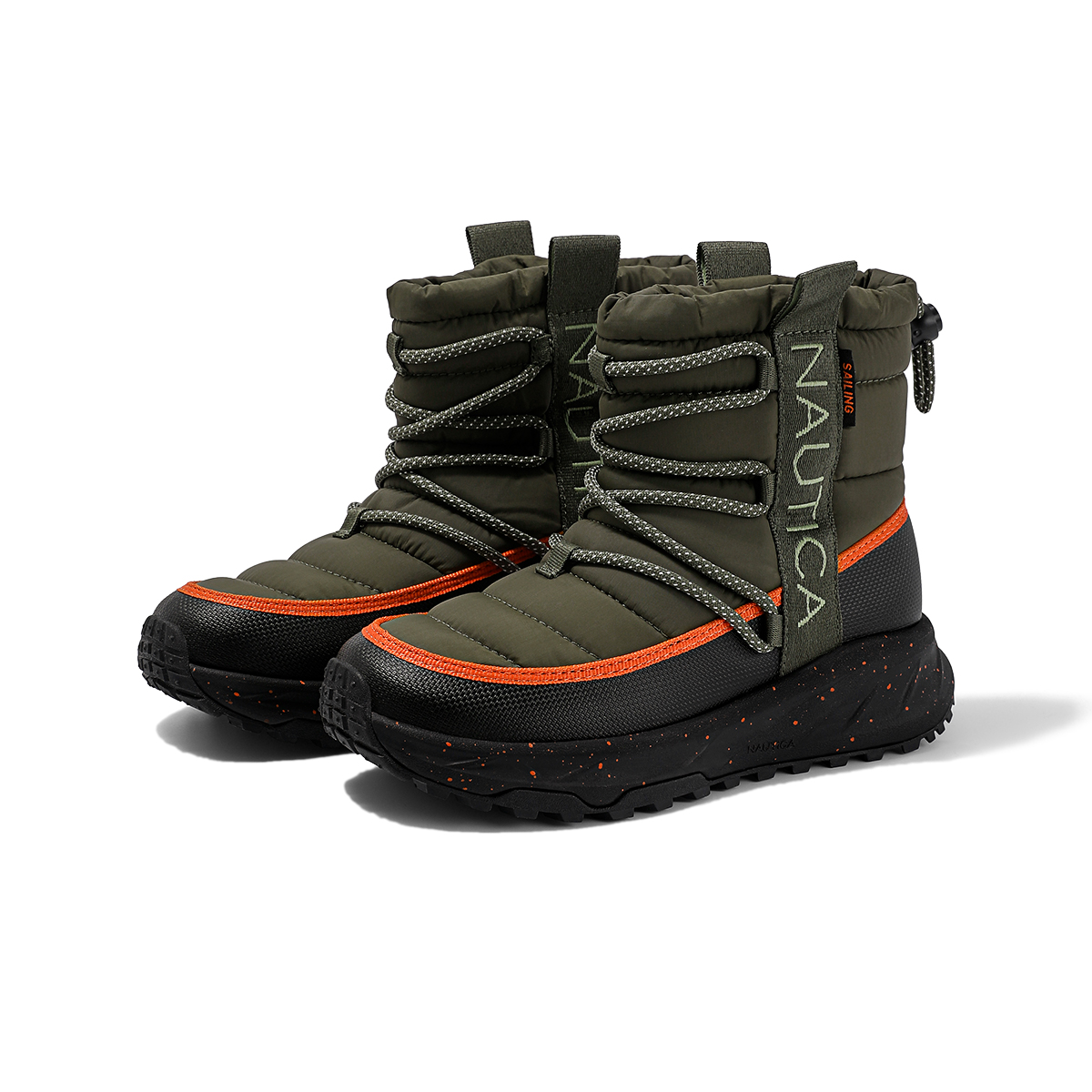 NAUTICA Ботинки High top Kids' Snow Boots Army Green Teenagers — фото 3