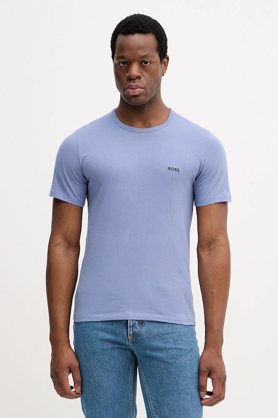 Набор из 3 хлопковых футболок tshirtrn 3p classic BOSS, серый — фото 2