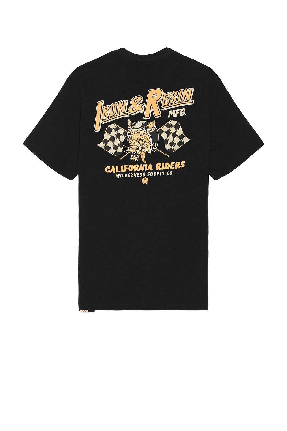 

Футболка с карманом California riders от Iron & Resin, black