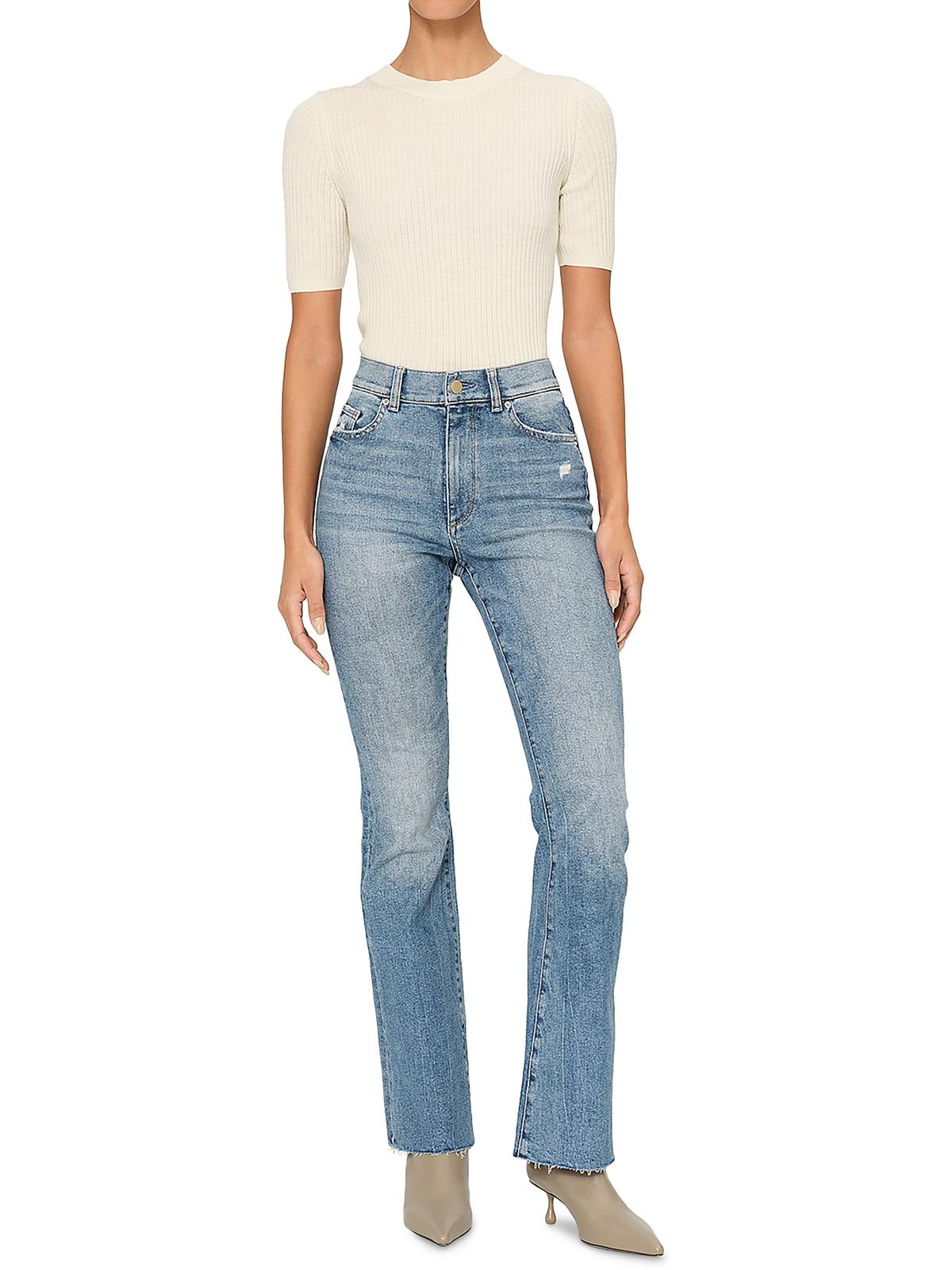 

Джинсы женские Bridget Denim с высокой посадкой Bootcut DL1961, цвет ravello