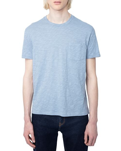 

Задиг и amp; Футболка Voltaire Stockholm с рисунком черепа Zadig & Voltaire, цвет Blue