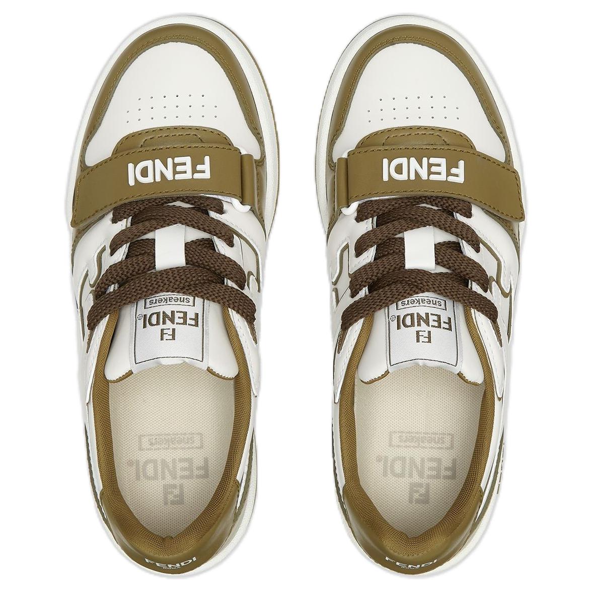 Кроссовки Low Top FENDI женские, зеленые — фото 3