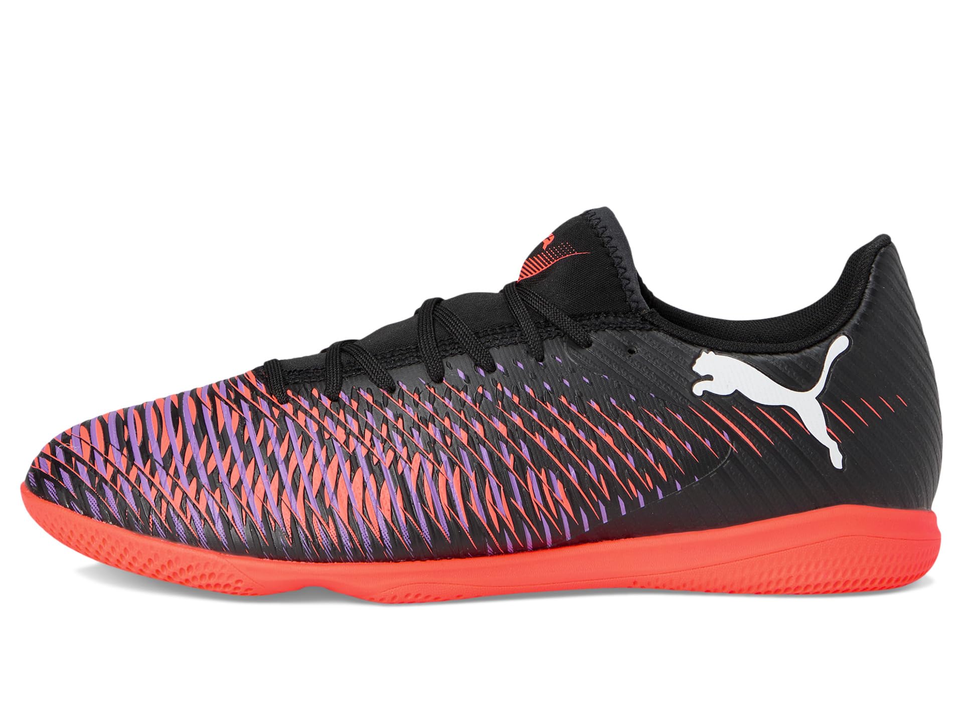 Кроссовки PUMA Future 8 Play Indoor Trainer Soccer Shoes, цвет Puma Black-Puma White-Glowing Red — фото 4