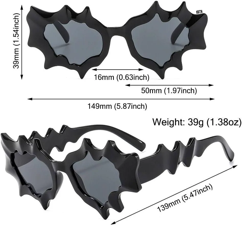 

Модные солнцезащитные очки волнообразной формы для женщин, стильные, необычной формы, конфетных цветов, трендовые очки для отдыха на природе и путешествий HYYZZC, Tea