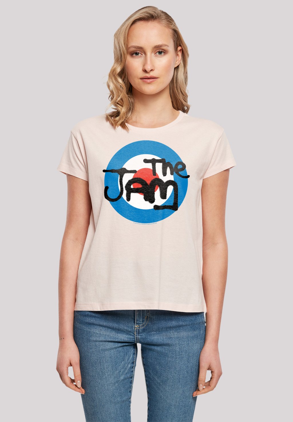 

Футболка с принтом THE JAM BAND CLASSIC LOGO F4NT4STIC, розовый