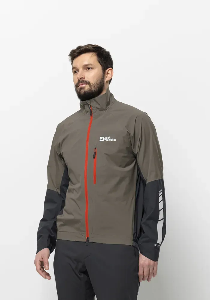 

Велосипедная куртка Jack Wolfskin "MOROBBIA 2.5L JKT M", цвет Cold-Coffee