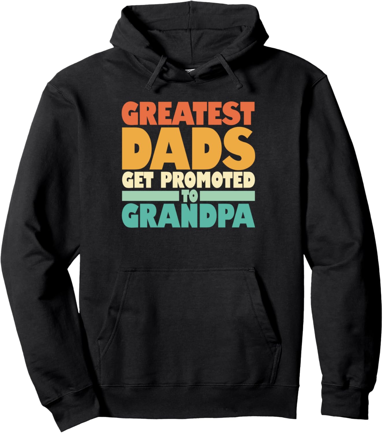 

Лучший папа становится дедушкой, толстовка с надписью дедушка Grandpa Grandad & Grandfather Gift, черный