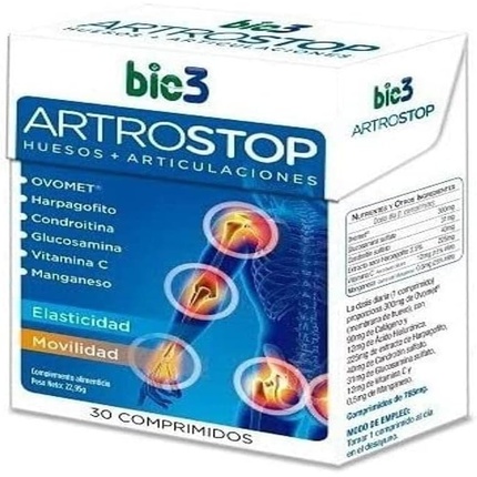 

BIE3 АРТРОСТОП 30 таблеток 765 мг Bio3