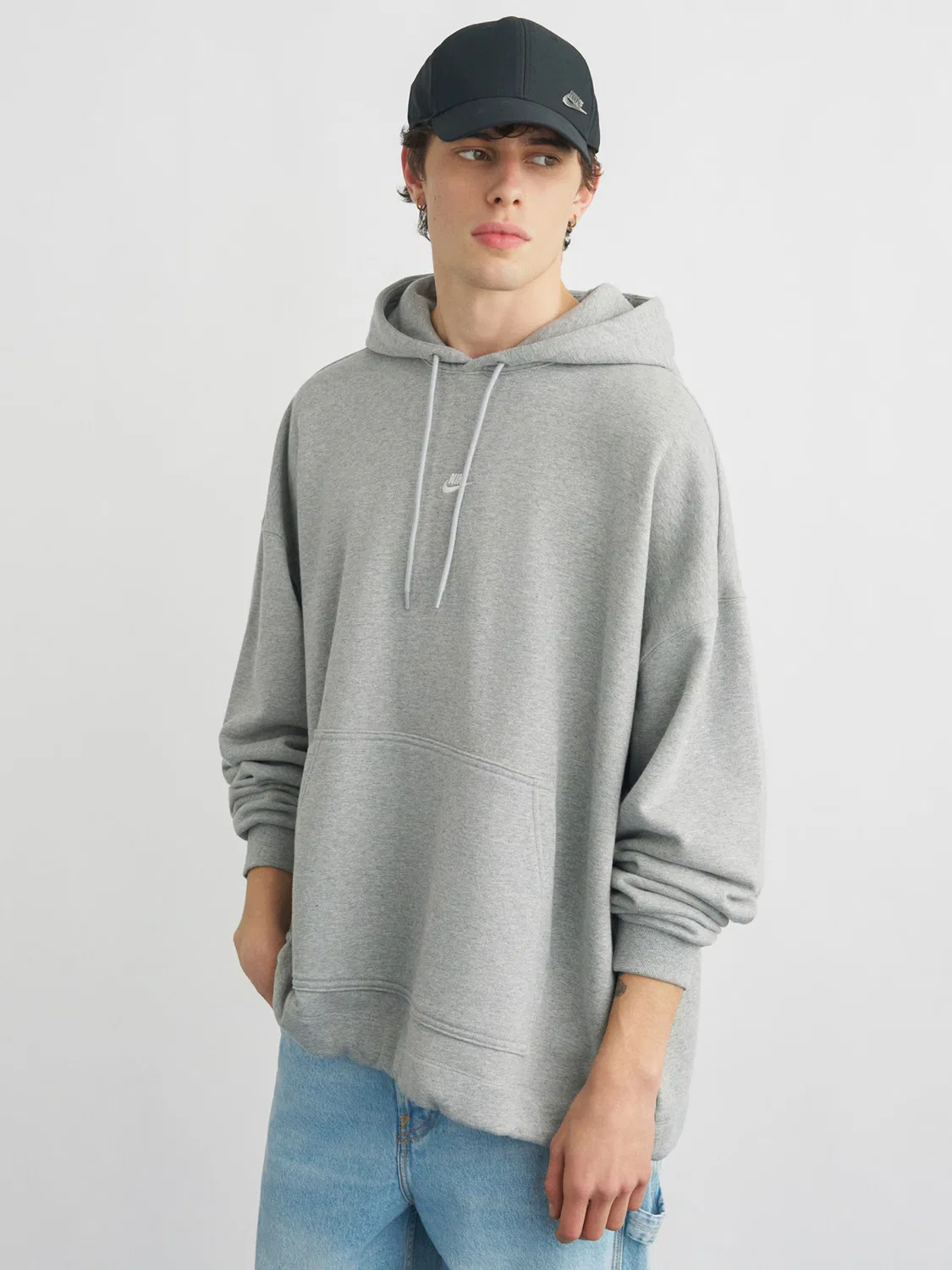 Толстовка 'CLUB' Nike Sportswear, Grey — фото 2