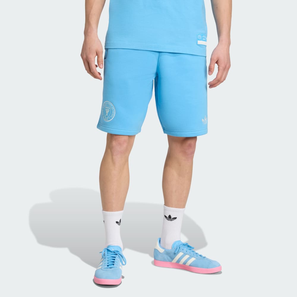 

Спортивные шорты Adidas Inter Miami CF adidas Originals Travel Shorts, цвет Semi Blue Burst/White Tint