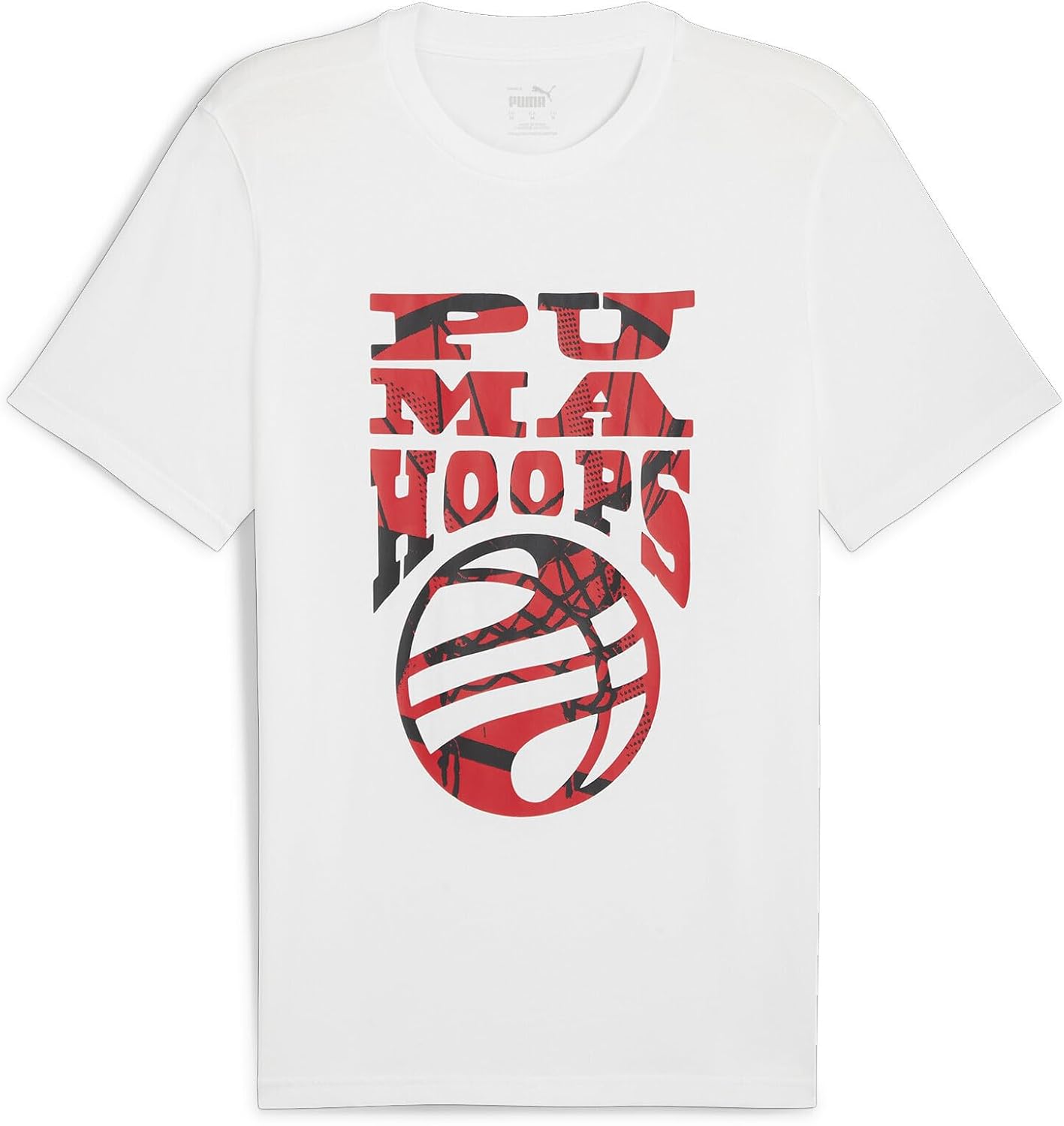 

Баскетбольная футболка Puma Hoops The HOOPER Basket, мужская, белый/красный