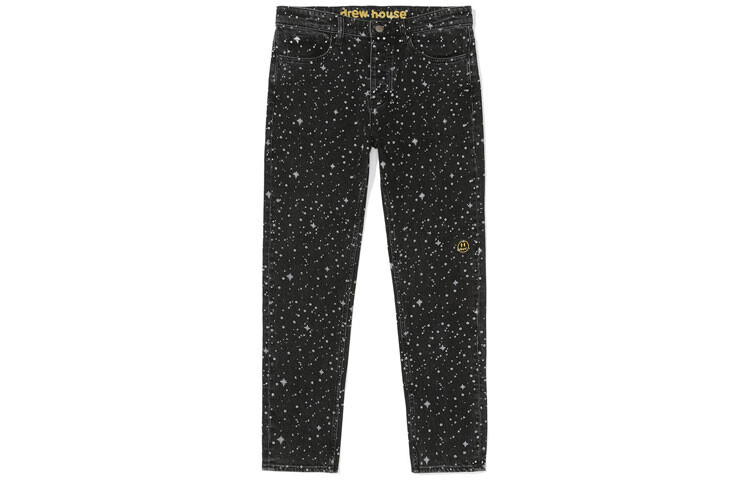 

Джинсы унисекс Smiley Collection Starry Black Drew House, черный