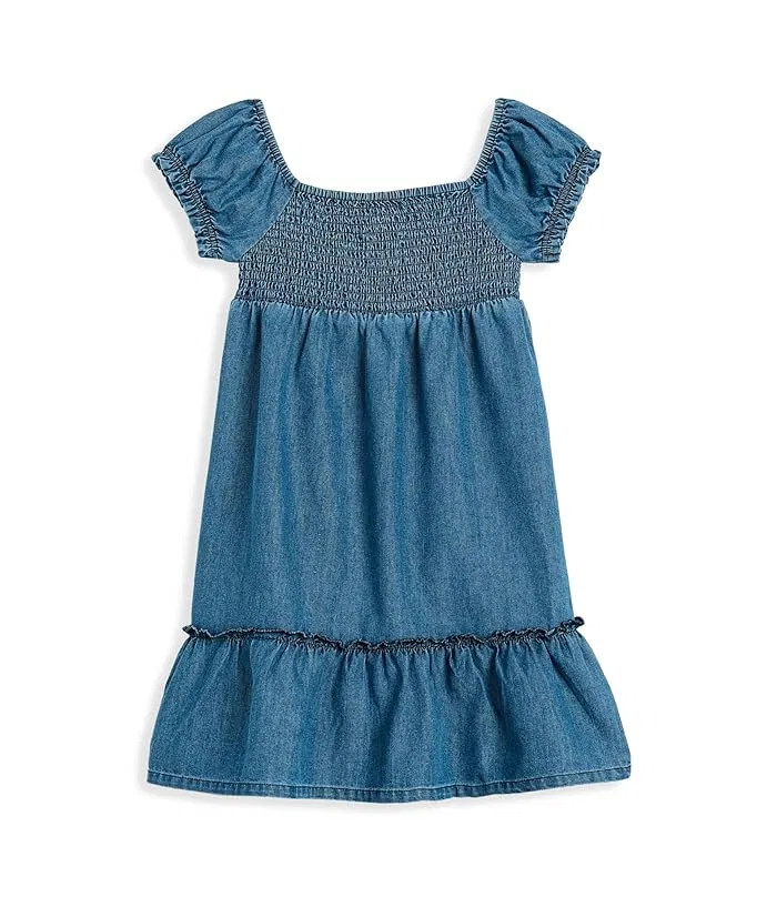 Платье с защипами Roma Appaman Kids, Medium Blue Chambray — фото 2