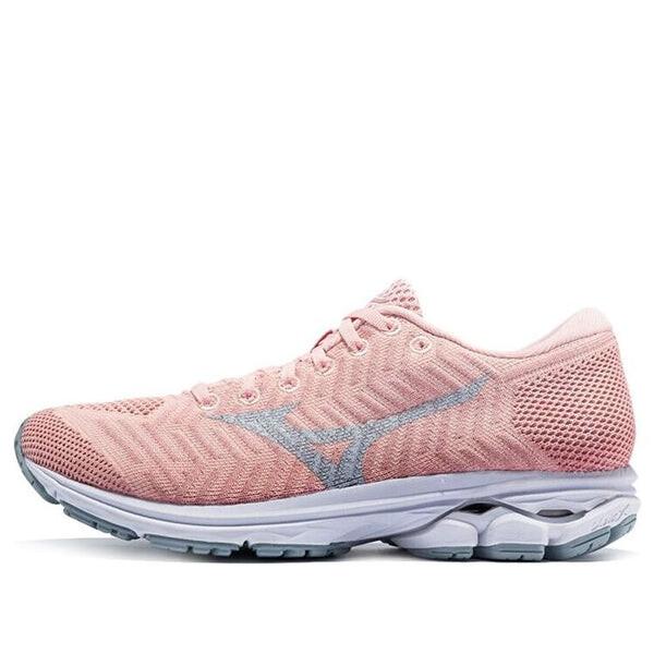 Кроссовки waveknit r2 'pink' Mizuno, розовый