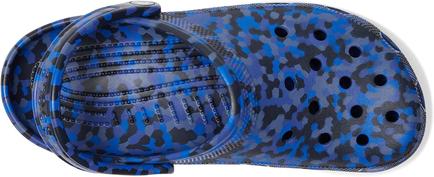 Унисекс сабо Crocs Classic с графическим принтом, синий — фото 2