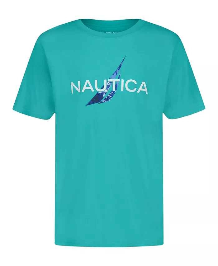 

Футболка с коротким рукавом Big Boys Ocean Lockup Nautica, синий