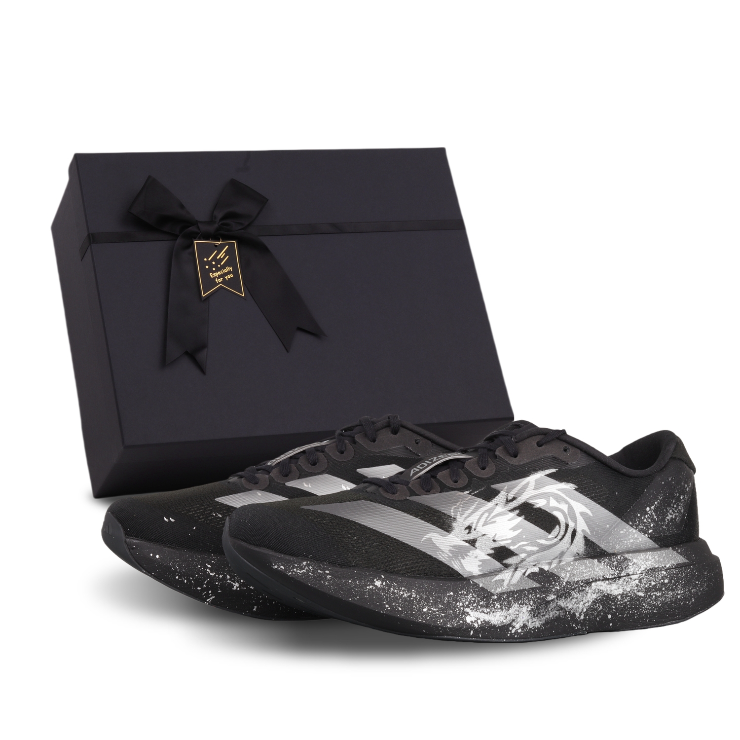 

Adidas Adizero Evo SL Cushioning низкие кроссовки для бега мужские black gold