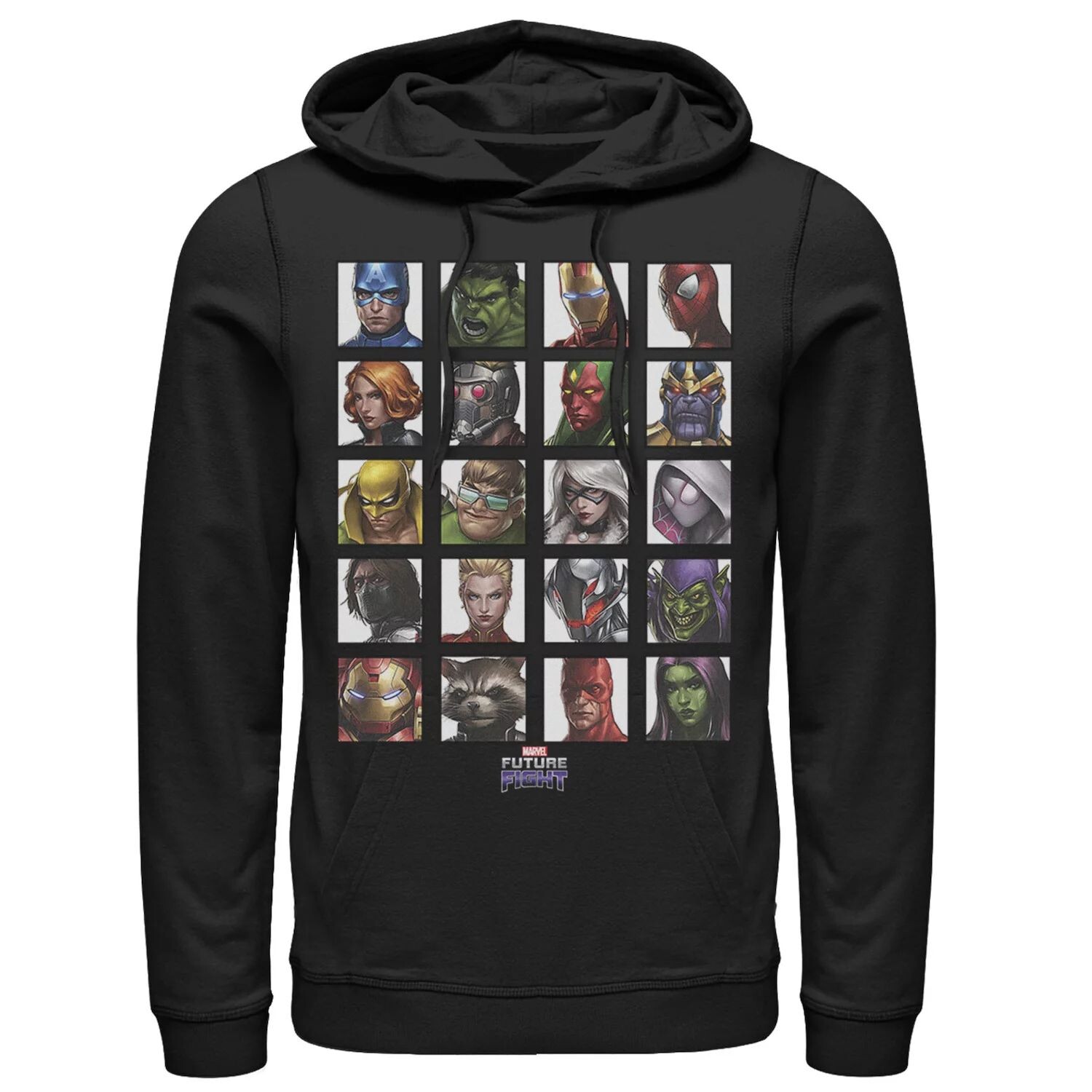 

Мужская толстовка с рисунком Future Fight Color Portrait Line-Up Marvel