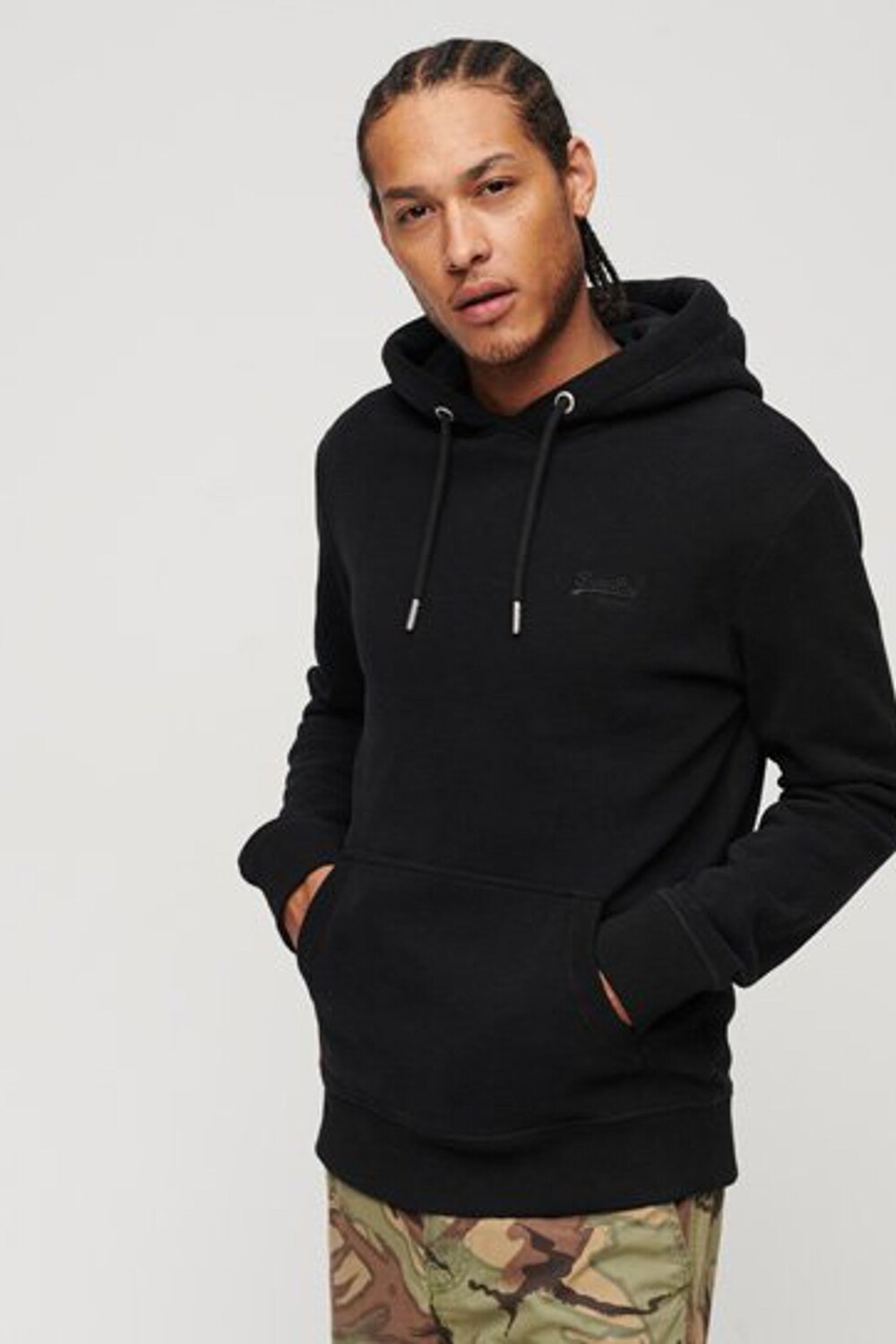 

Толстовка с логотипом Essential Superdry, черный