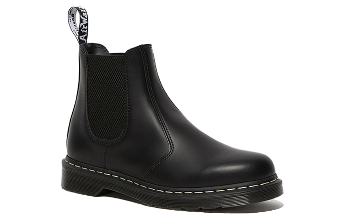 Мужские ботинки Dr.Martens 2976 кожаные с простроченной подошвой, черный — фото 2