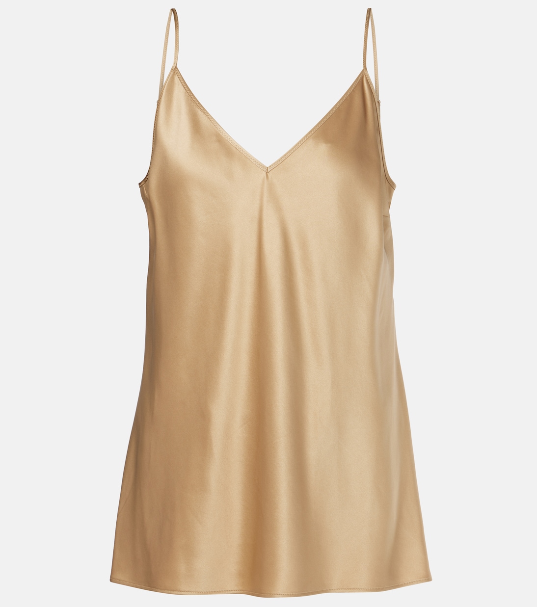 

Шелковый атласный топ Clea Joseph, Desert Sand