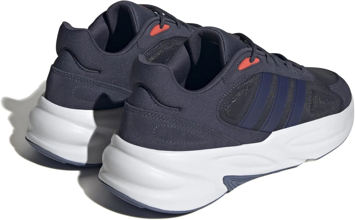 Мужские кроссовки Adidas Ozelle Cloudfoam, Shadow Navy Dark Blue Bright Red — фото 3