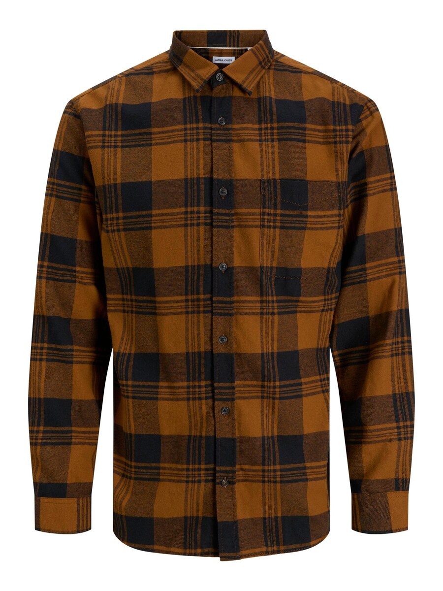 

Рубашка на пуговицах классического кроя JACK & JONES JACK & JONES , Brown/Cognac