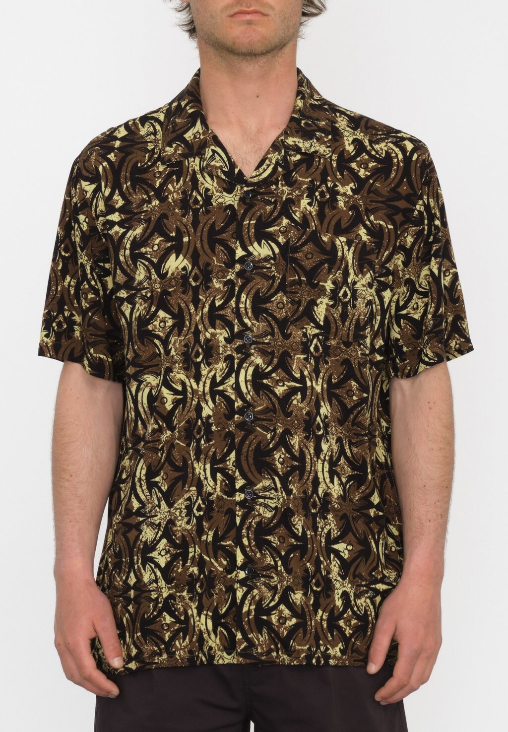 

Рубашка BOLD MOVES SS Volcom, цвет ginger brown