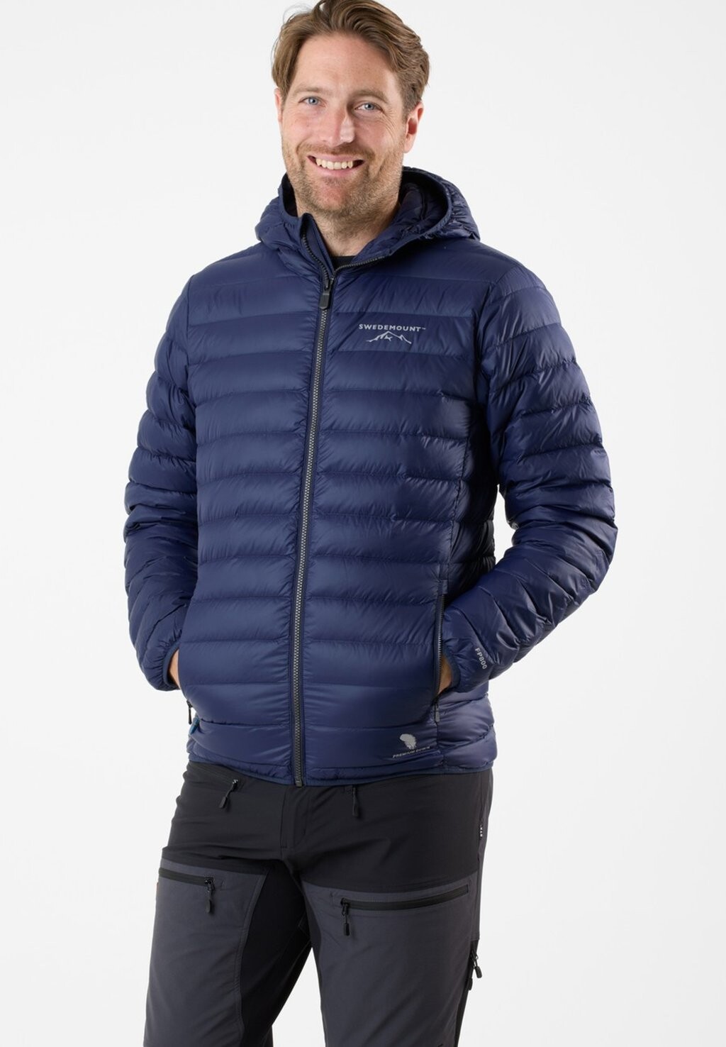 

Пуховик HIMALAYA ULTRA LIGHT HOODED Swedemount, цвет navy