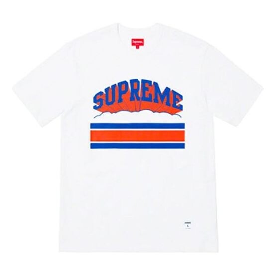 

Футболка ss19 cloud arc tee white logo tee Supreme, белый