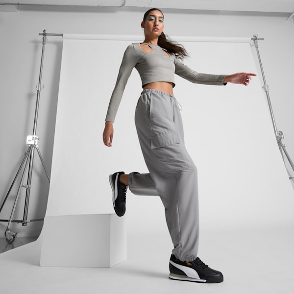 Женские кроссовки Roma 24 Standard Puma, черный — фото 3